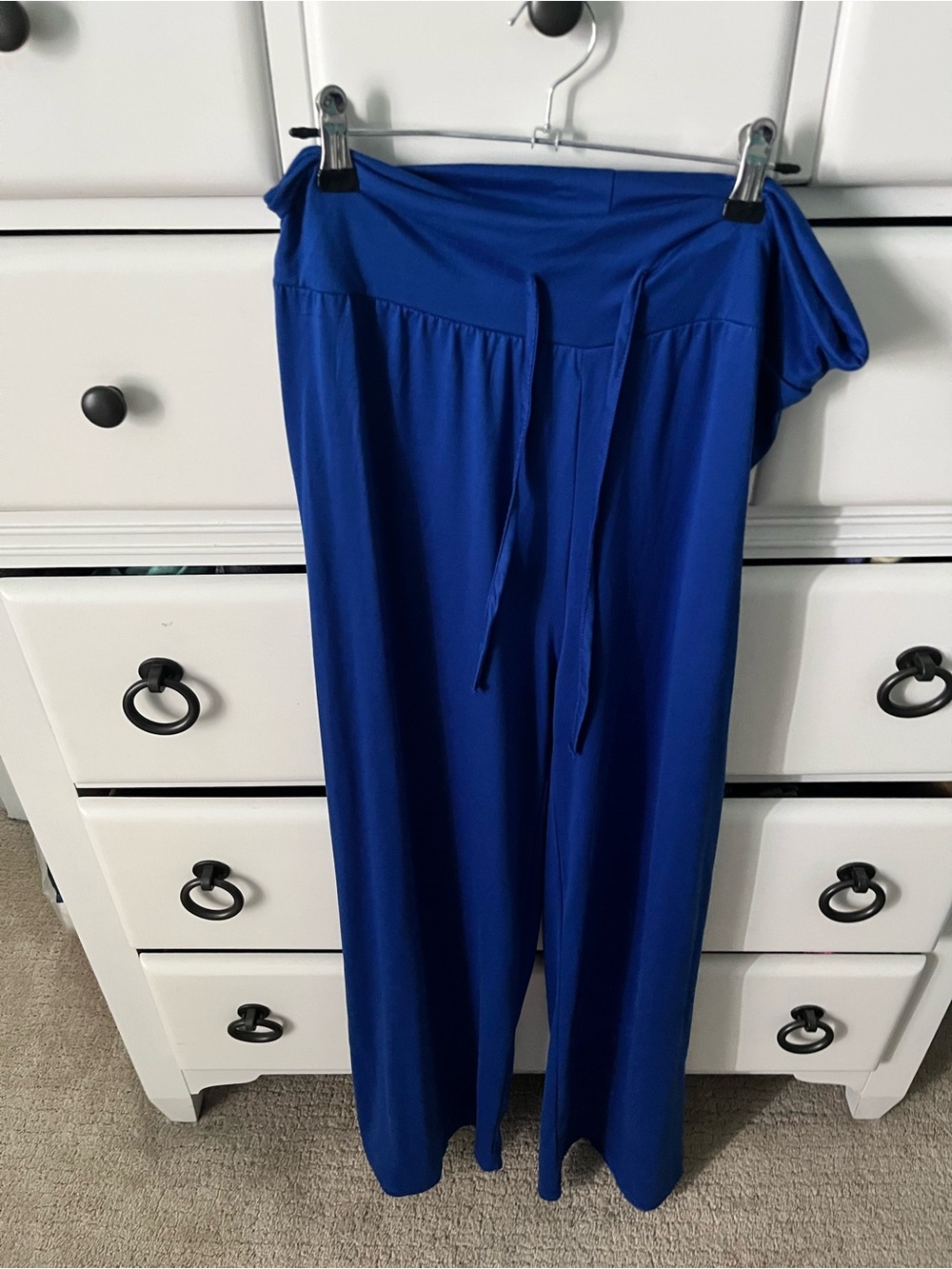 Just Love Wide-Leg Pull-On Pants in Royal Blue